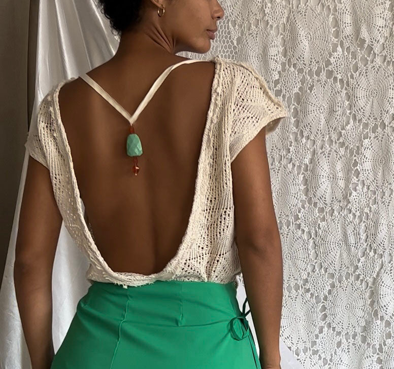 TOP BOMBA TEJIDO